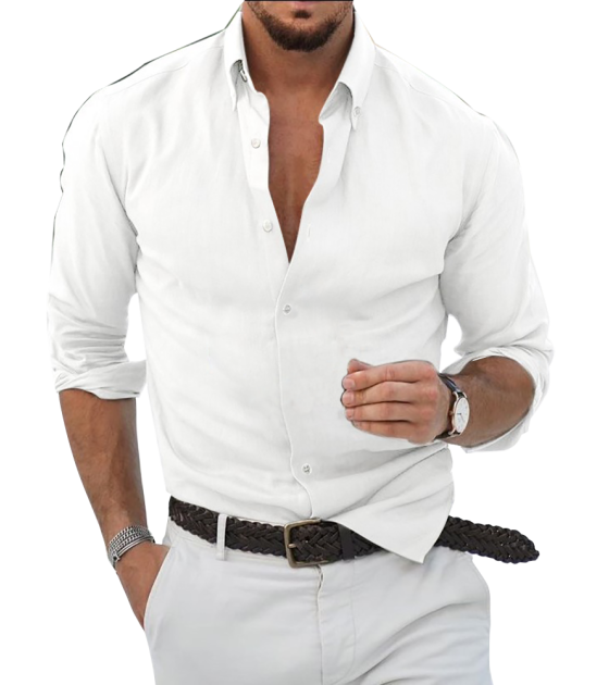 大码长袖衬衫WR017 - 四面弹-120g/0XL